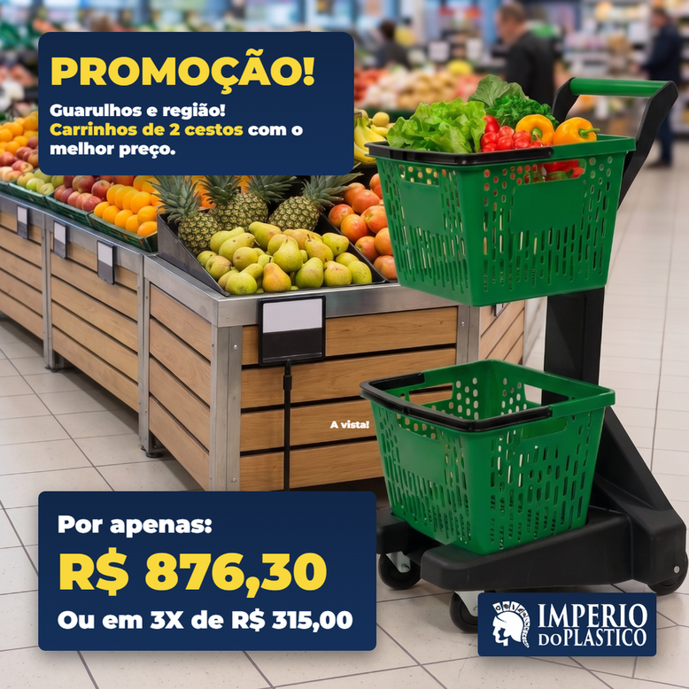Carrinho 2 Cestos — 2